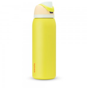 Lemon Limeade Owala FreeSip Material Stainless Steel Size 40 oz Water Bottle | NX67-H5EB