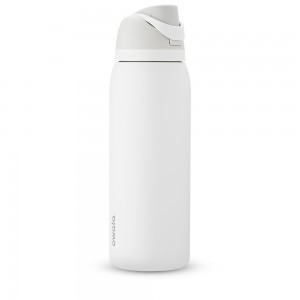 Shy Marshmallow Owala FreeSip Material Stainless Steel Size 40 oz Water Bottle | KE82-R0HH