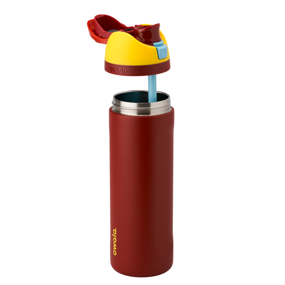 Iron Man Owala 24oz FreeSip: Marvel - FreeSip® 24 oz Marvel Water Bottle | ZB38-J7FB