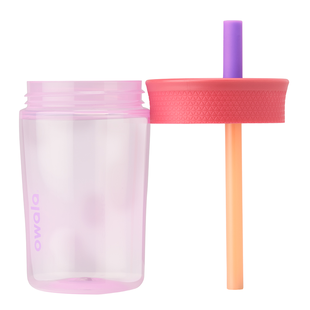 Lilac Rocket Owala Kids' Tumbler Material Plastic Size 15oz | BM34-D7OP