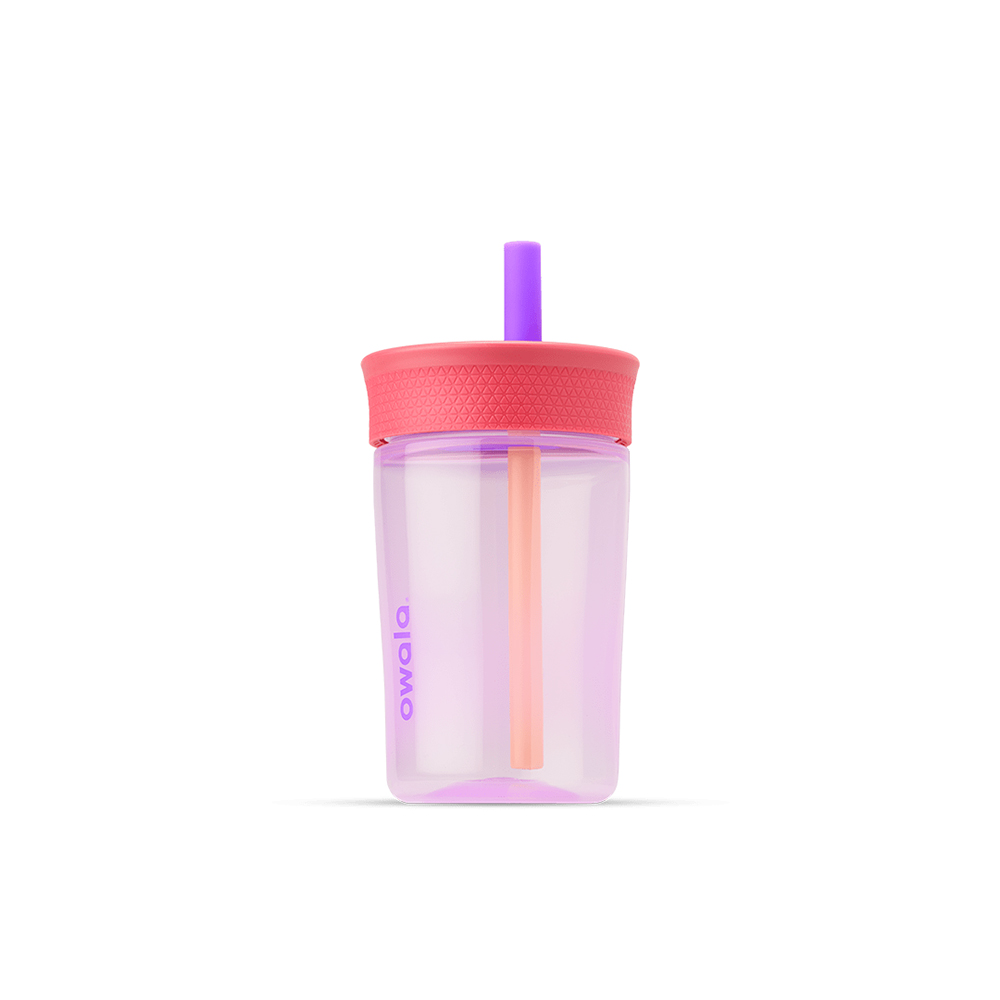 Lilac Rocket Owala Kids\' Tumbler Material Plastic Size 15oz | BM34-D7OP