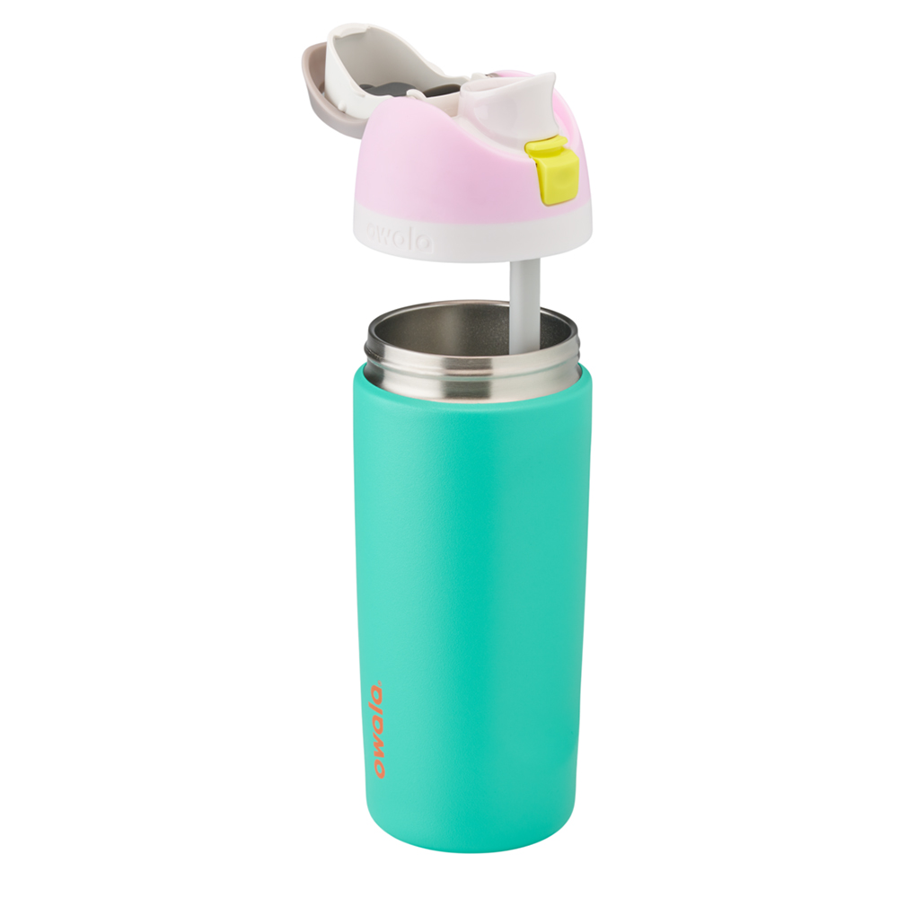 Make Waves! Owala Kids' FreeSip Material Stainless Steel - Kid's 16 oz Water Bottle | ZD64-T3PZ