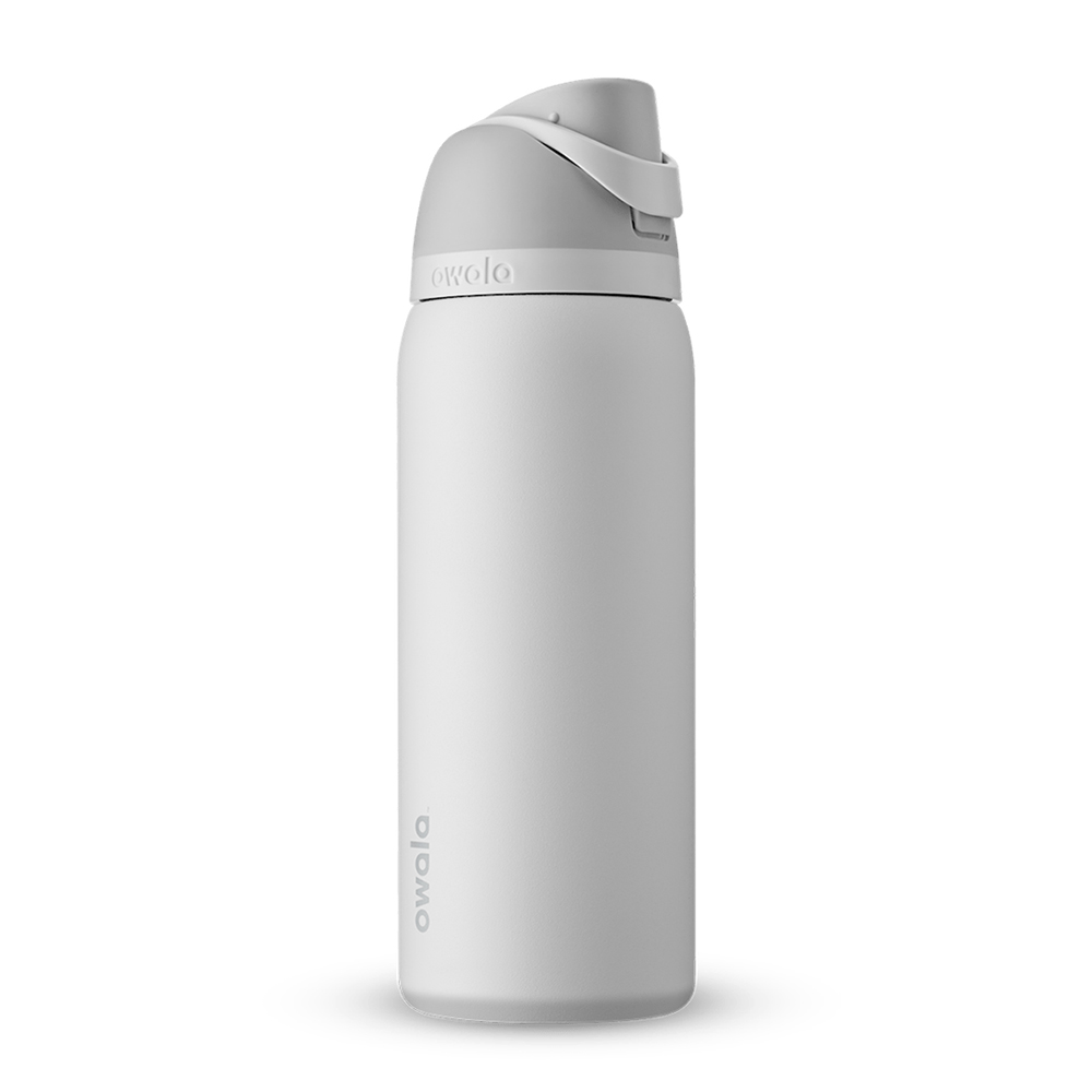 Shy Marshmallow Owala FreeSip Material Stainless Steel Size 32 oz Water Bottle | OK91-G8TY