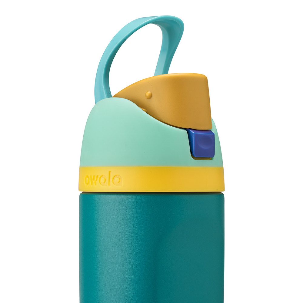 Splishy Splashy Owala Kids' FreeSip Ages 3+ Material Stainless Steel - Kid's 16 oz Water Bottle | EN28-E1GQ