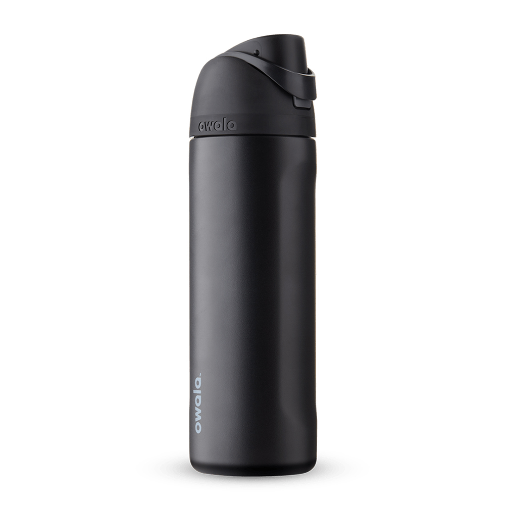 Very, Very Dark Owala FreeSip Material Stainless Steel Size 24 oz Water Bottle | RR40-T7CN